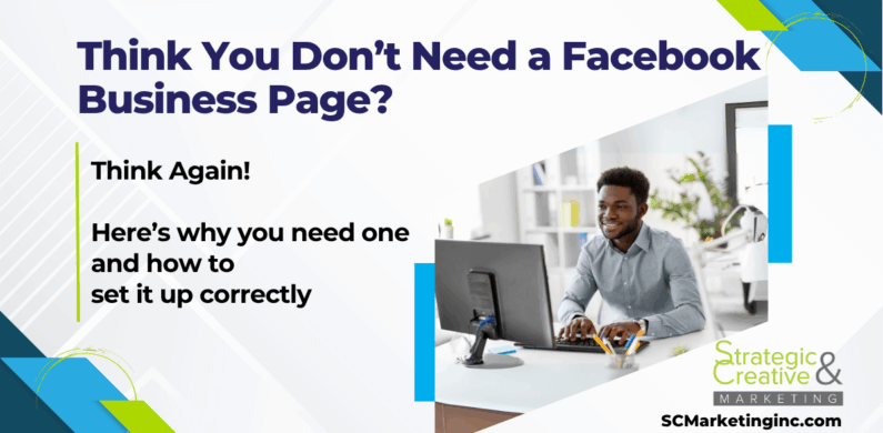 Facebook Business Page - here's why you need one